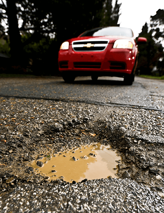 Road repair is a major infrastructure challenge for the Bay Area.