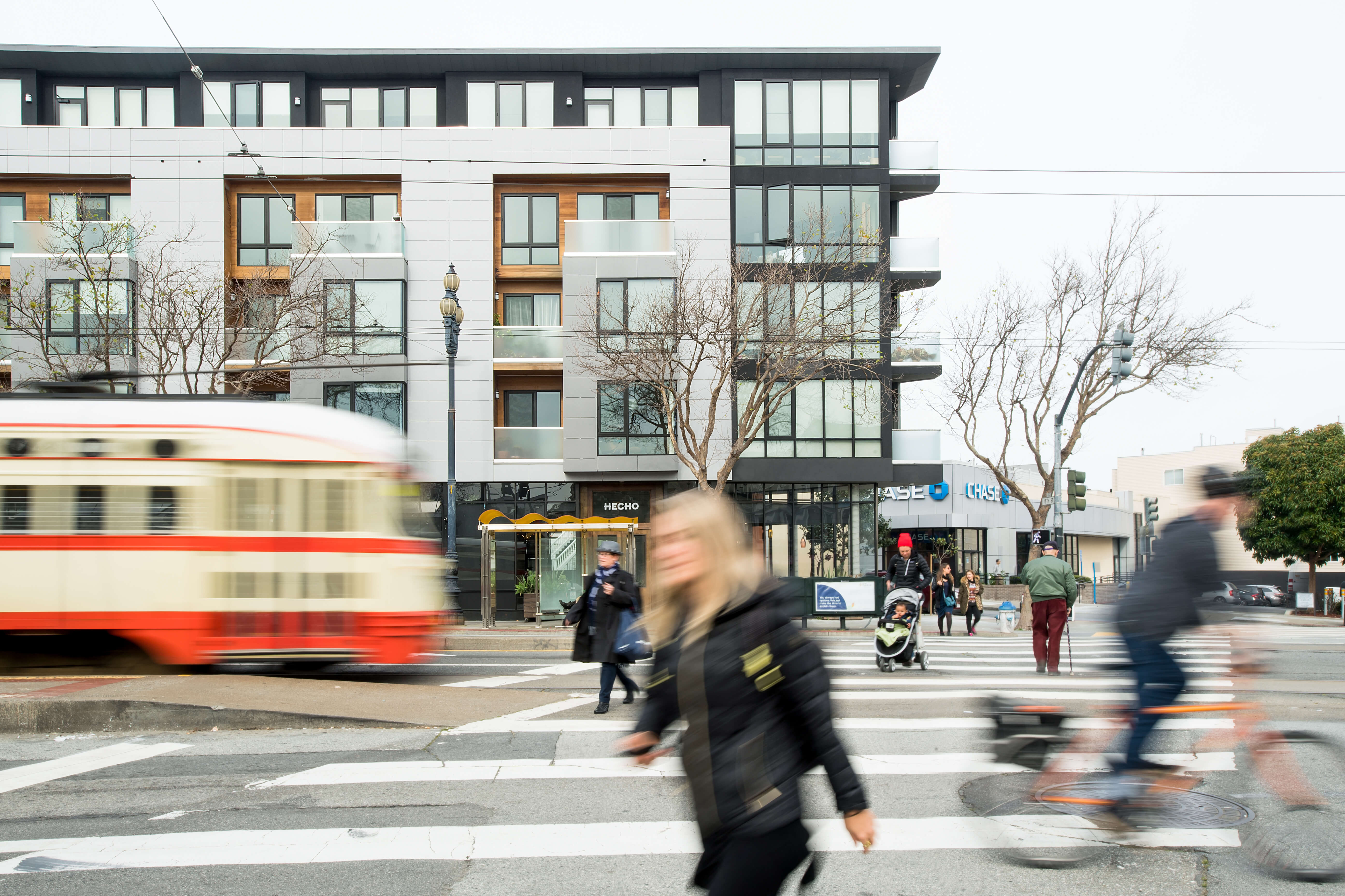 Biking and walking are popular methods of transportation for San Francisco residents.