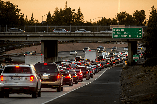 Traffic congestion is a major contributor to greenhouse gases.